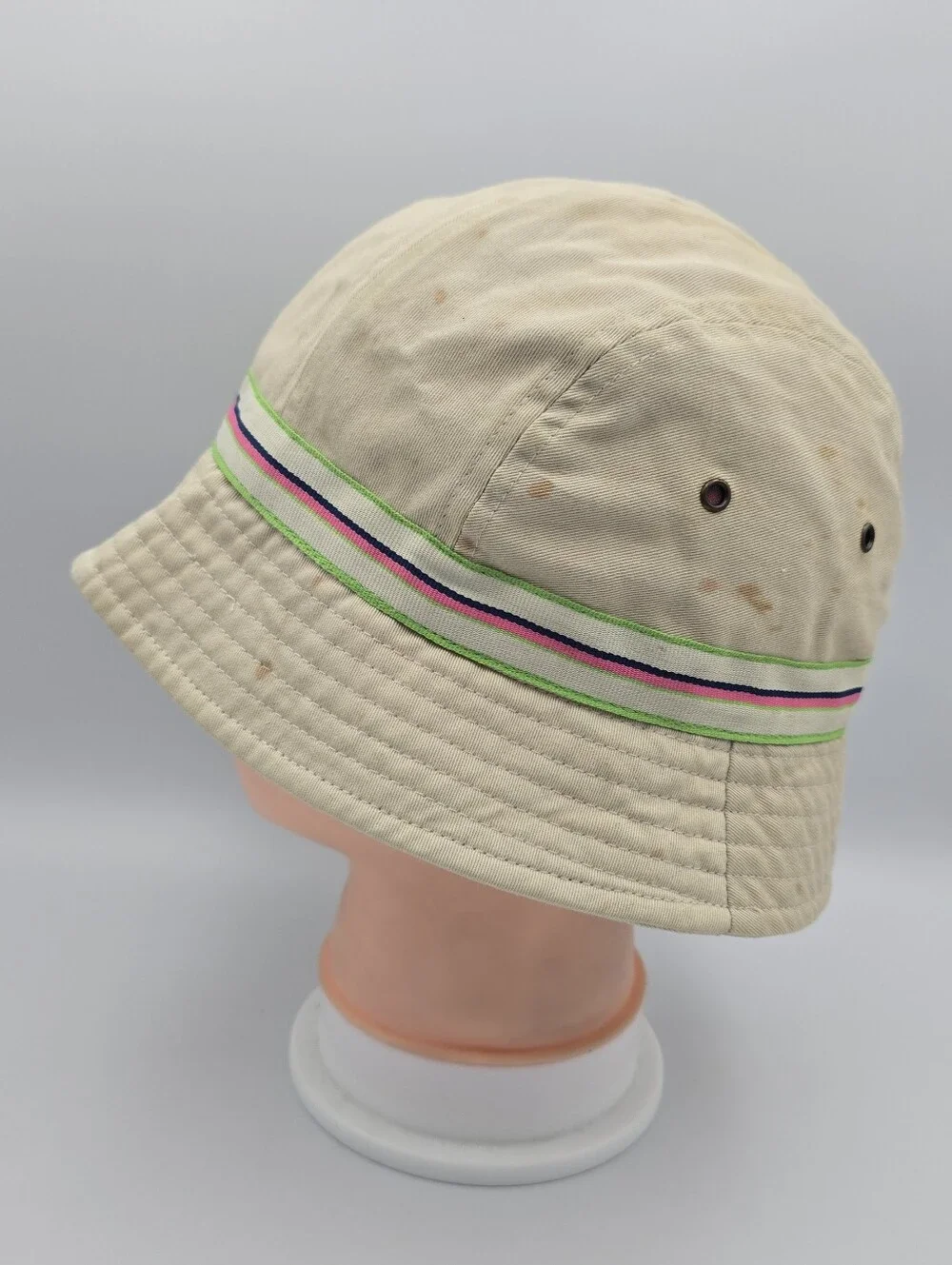 Unbranded Reversible Beige/Pink Bucket Hat
